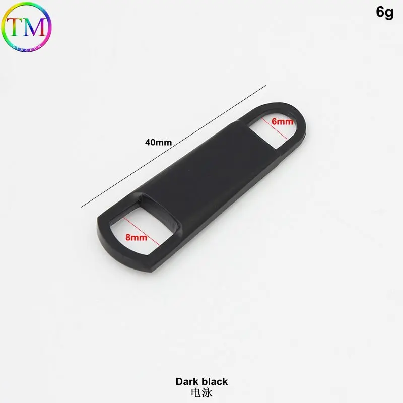 10-50 Pieces Matte Black Metal Zipper Slider Puller Zip Head Eagle Shape Replacement For Zipper Head For Diy Repair Accessories