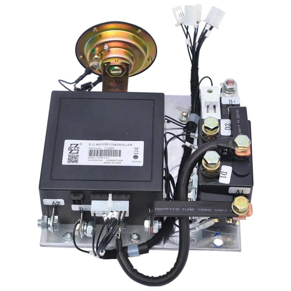 

1207B Programmable Curtis brand 24V DC motor controller Programmable assembly with horn and contactor