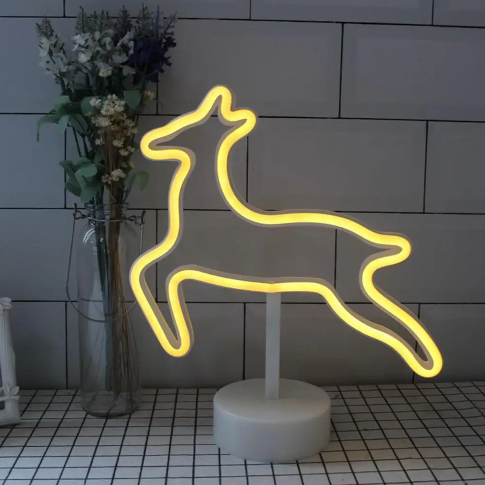 

Светодиодная неоновая лампа в виде кота и оленя, 3 года опыта работы с продавцом