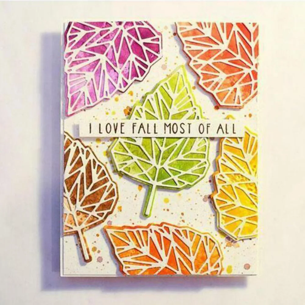 Набор Металлических Штампов Для Высечки - Узоры В Виде Звезды Сердца Дерева