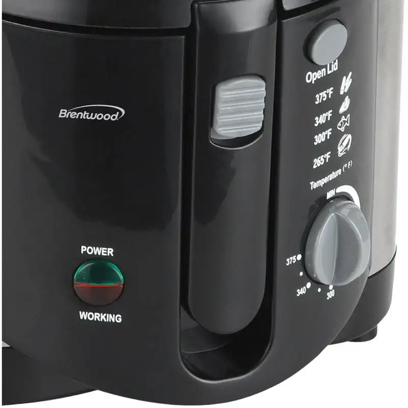 

1200w 8-Cup Electric Deep Fryer, Stainless Steel