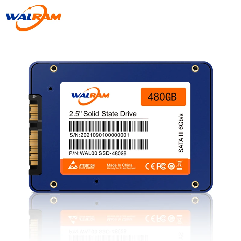 Внутренний твердотельный накопитель WALRAM SSD 512 ГБ 2 5 SATA3 1 ТБ 500 Гб 256 128 120 10 шт. |