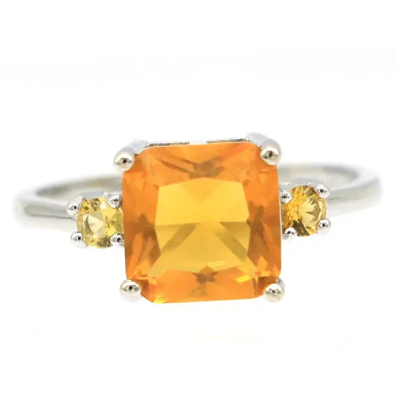 Фото Buy 4 Get 1 Free 925 SOLID STERLING SILVER Customized Rings Citrine Peridot London Blue Topaz Rhodolite Garnet Many Sizes 5.5-10 №1