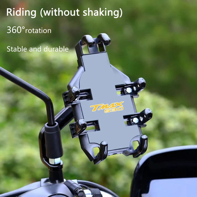 

For Yamaha TMAX 530 T-Max 530 TMax-530 2017- 2023 Accessories Motorcycle Handlebar Mobile Phone Holder GPS Stand Bracket