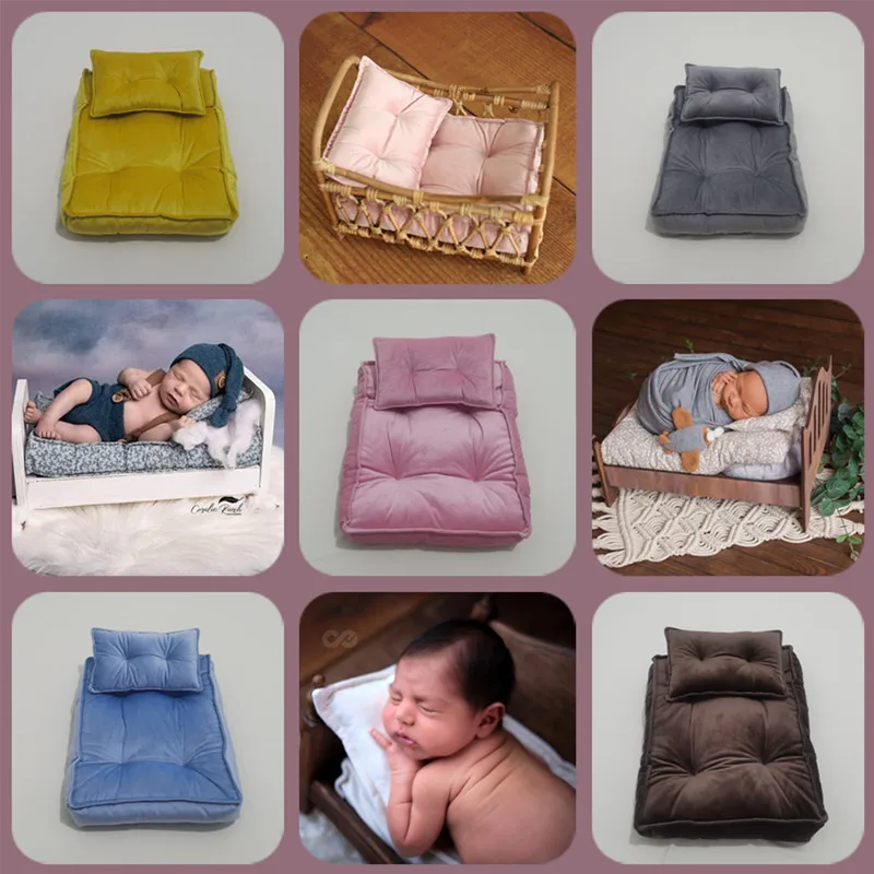 Подушка для новорожденных реквизит для фотосъемки детская подушка позиционер детский матрас корзина наполнитель подушка для фотографирования