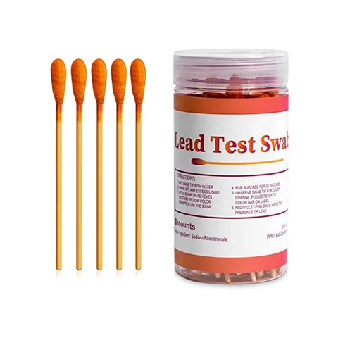 Набор свинцовых наконечников для тестирования краски: 60 свинцовых наконечников, комплект домашних наконечников для тестирования, свинцовые наконечники, свинцовые тест-полоски