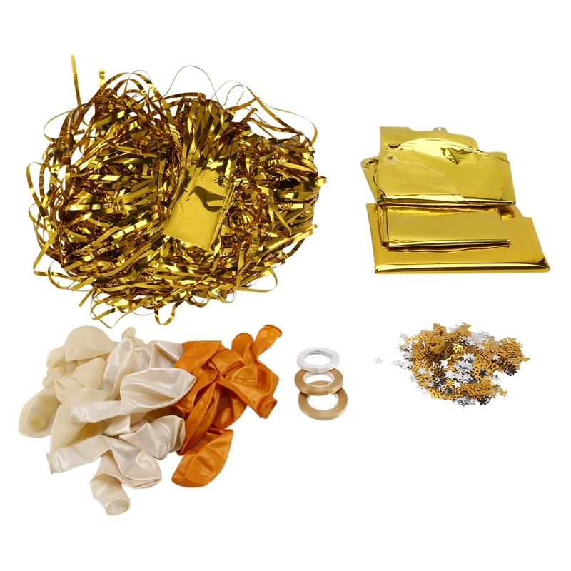 Акция! Украшение на день рождения Золотая гирлянда 24 конфетти скатерть с