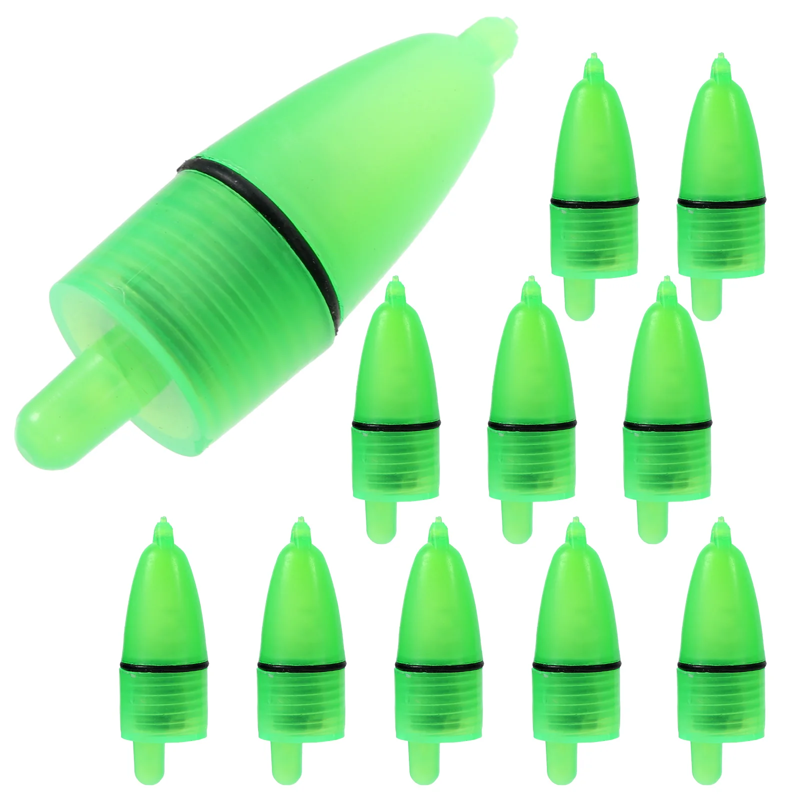 

20 Pcs LED Fishing Night Light Bell Lamp Accessories Sea ​​fish Plastic Rod Bite Alarm Saltwater