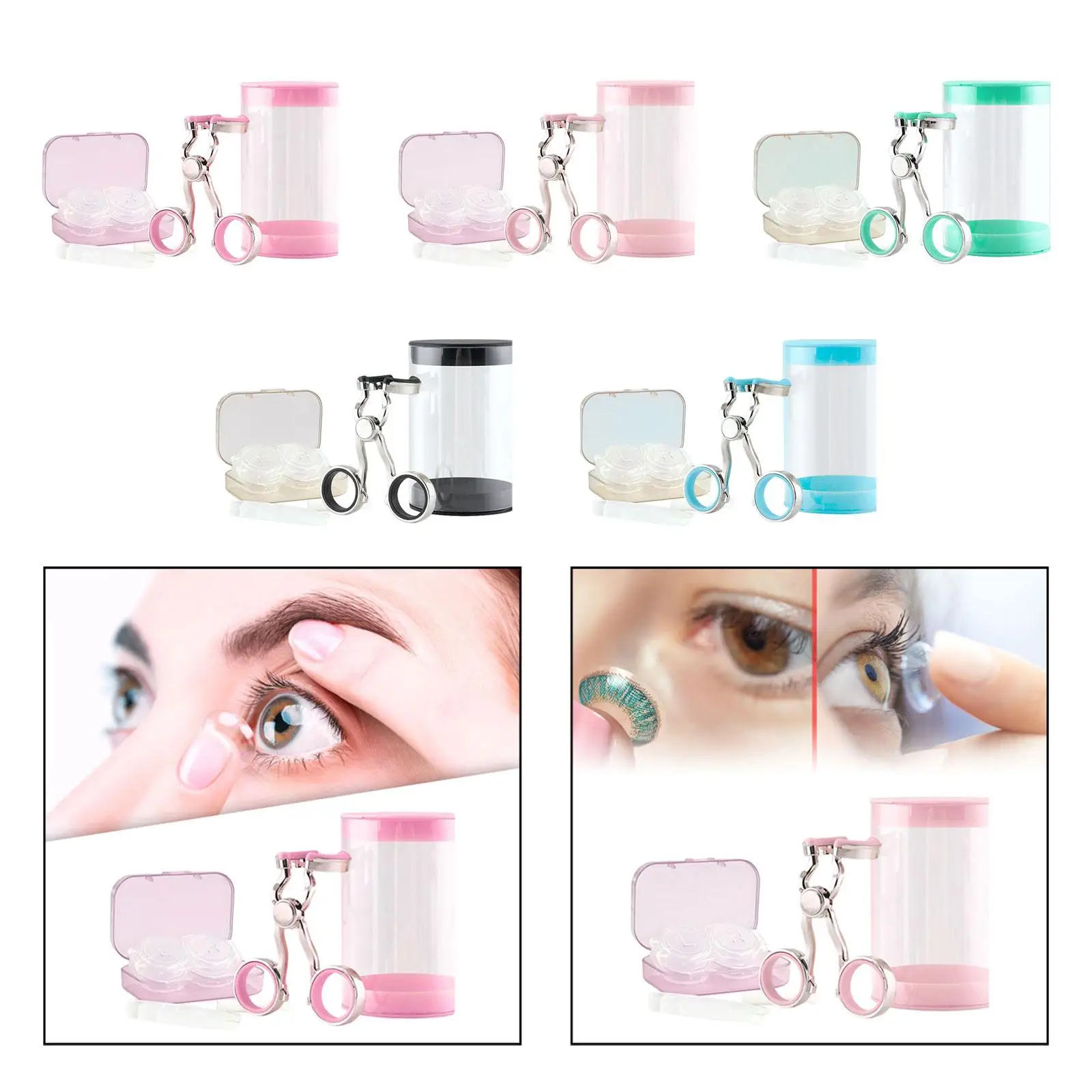 Открыватель для глаз портативный инструмент вставки и удаления контактных линз