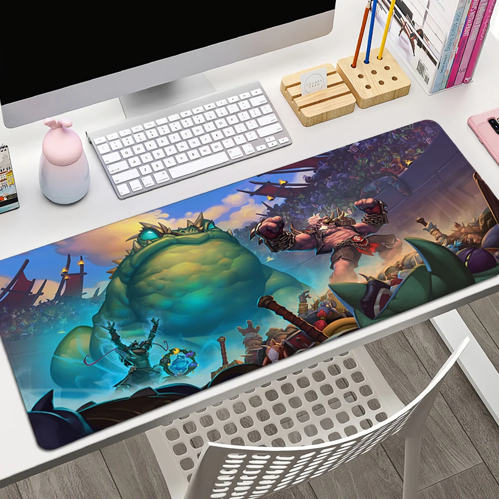 

Большой игровой коврик Hearthstone для мыши, клавиатуры, LockEdge, игровой Настольный коврик, офисные компьютерные аксессуары
