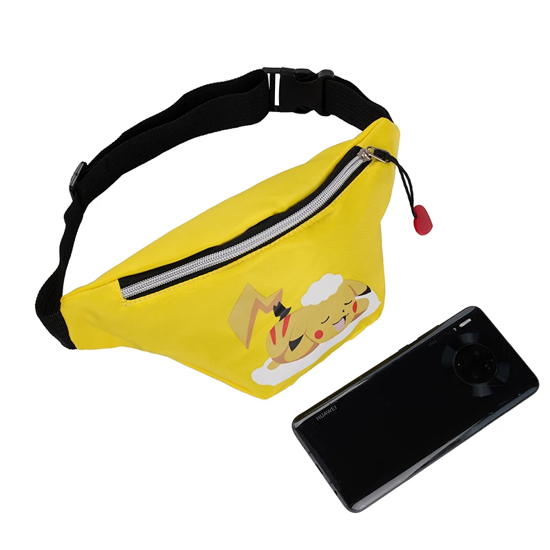 Покемон аниме мультфильм Пикачу детский стиль для мужчин и женщин одно плечо