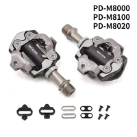 deore xt pd m8100m8000 self locking spd pedals mtb components using for bicycle racing mountain bike parts mountain bike pedals