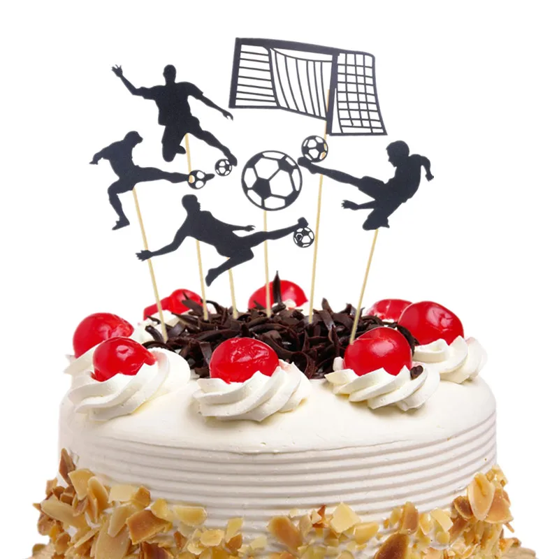 

Топперы для торта "Футбол" Jeyomerry 6 шт