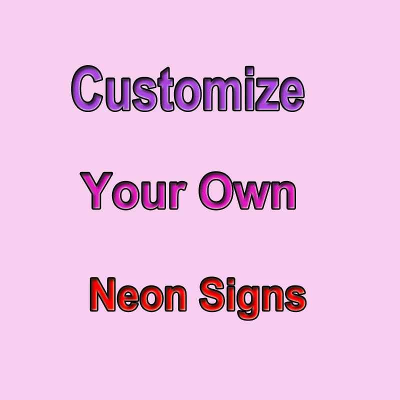 Neon Light Sign Custom Personal Led Neon Light Name Logo Wedding Birthday Party Neon Sign Anime Led Neon Sign Outdoor Neon Light