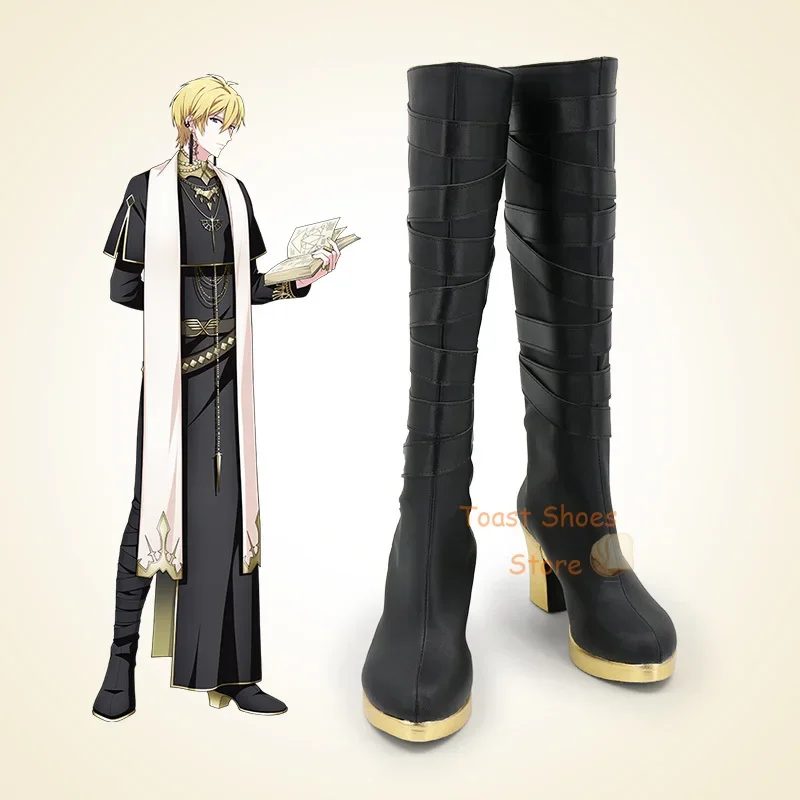 Игра Косплей Комикс Аниме для Con Хэллоуина Костюм Опора Idolish 7 Rokuya Nagi Обувь