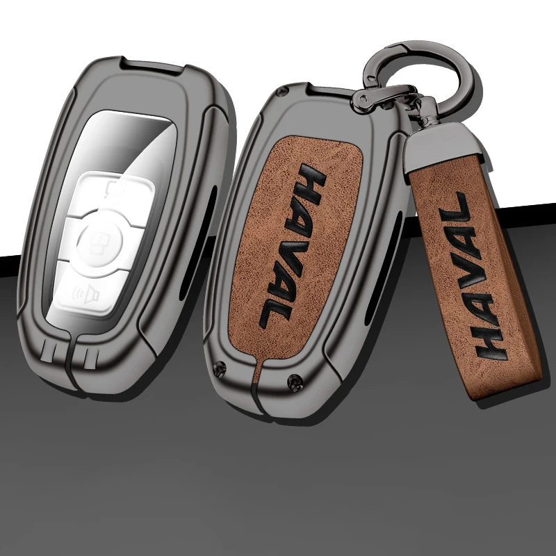 

Smart Car Key Case Cover Keychain For Great Wall Haval H1 H2 H5 H6 Coupe H7 H8 H9 C50 Hoist Holder Keyring Keybag Accessories