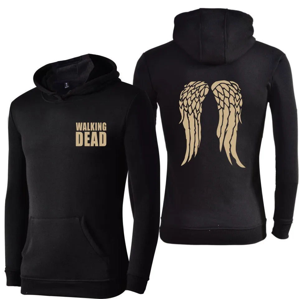 

The Walking Dead Zombie Daryl Dixon Wings Cotton Hoodie Pullover Women Clothing Sweatshirt Fashion Man's 2023 Spring Tops