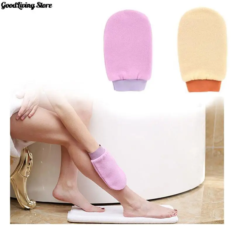 

1 шт. однослойный отшелушиватель для душа и спа, двухсторонняя перчатка для ванны, скраб для очистки тела, удаление омертвевшей кожи, товары ...