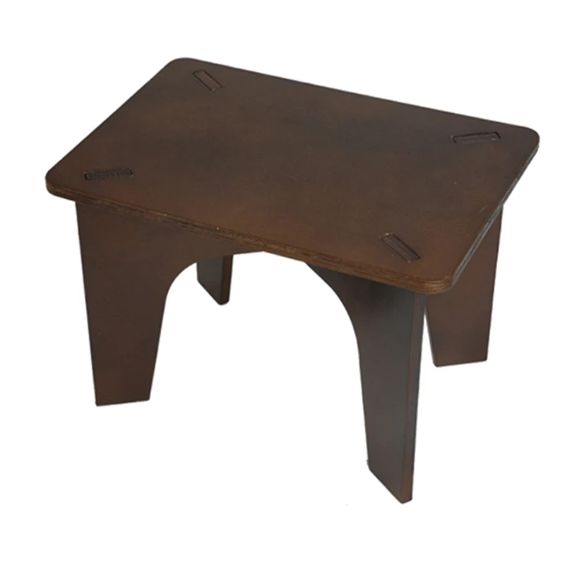 

Wooden Step Stool Retro Non-Slip Children's Kitchen Household Ladder Bedroom Bathroom Furniture Living Room
