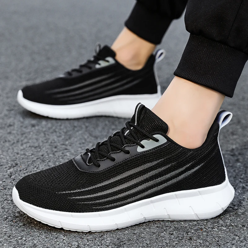 

Men's Shoes Summer Breathable 2023 New Men's Sports Mesh Shoes Lightweight Shock-absorbing Casual Running Mesh Tide Shoes