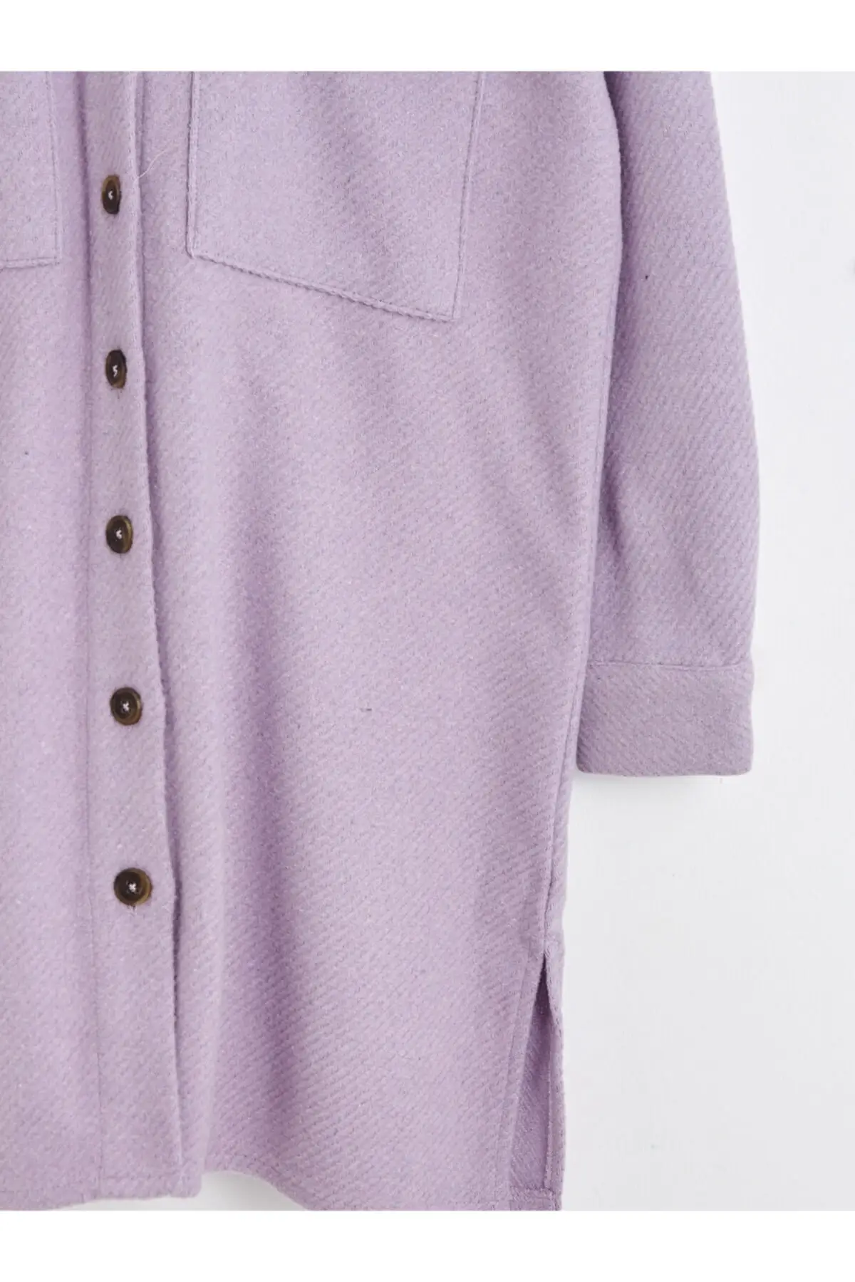 

Women Lilac Button Tunic Women Muslim Tunic 2021 Fashion