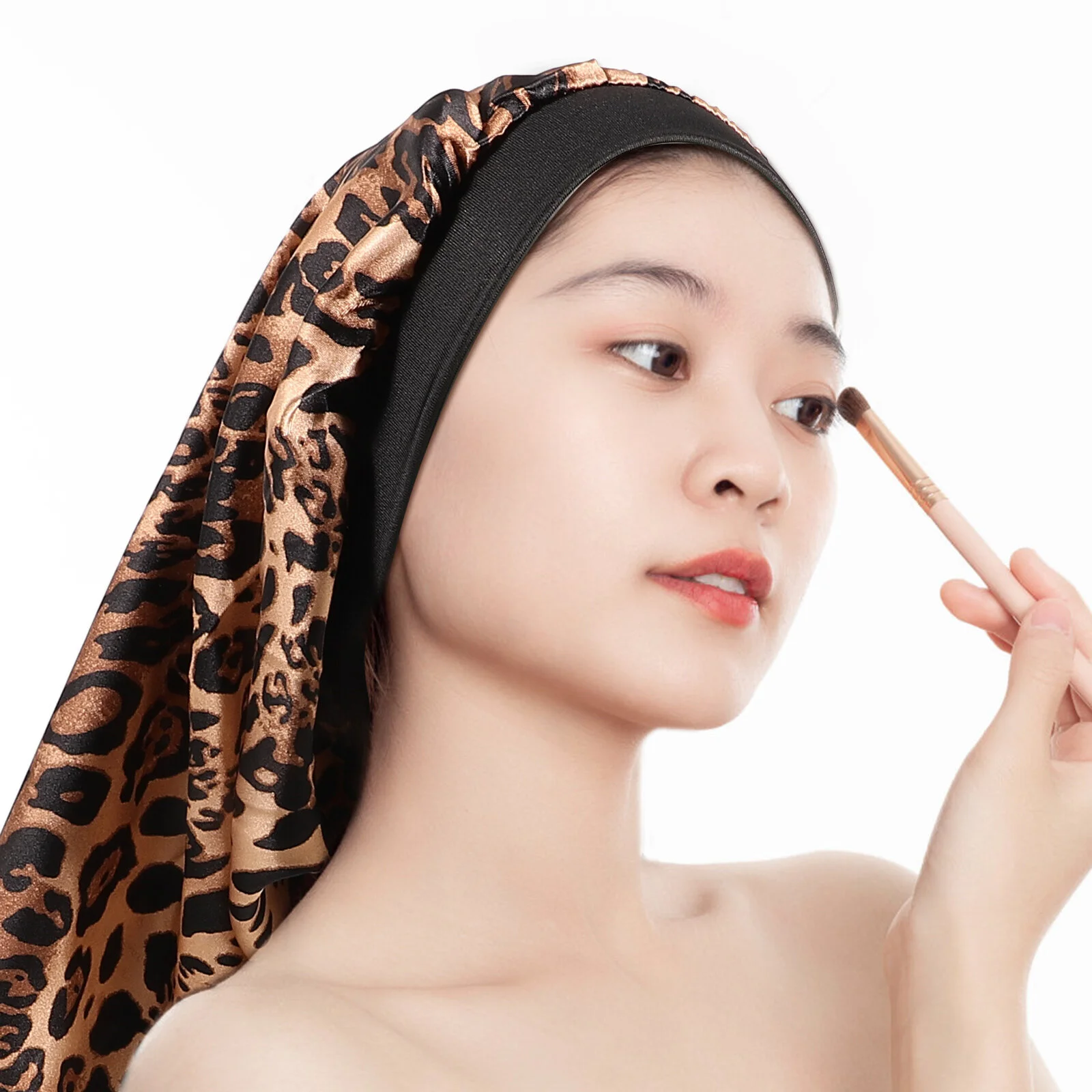 

Adult Hat Decorative Sleeping Hats Indoor Polyester Bonnets Stylish Convenient Night Supple