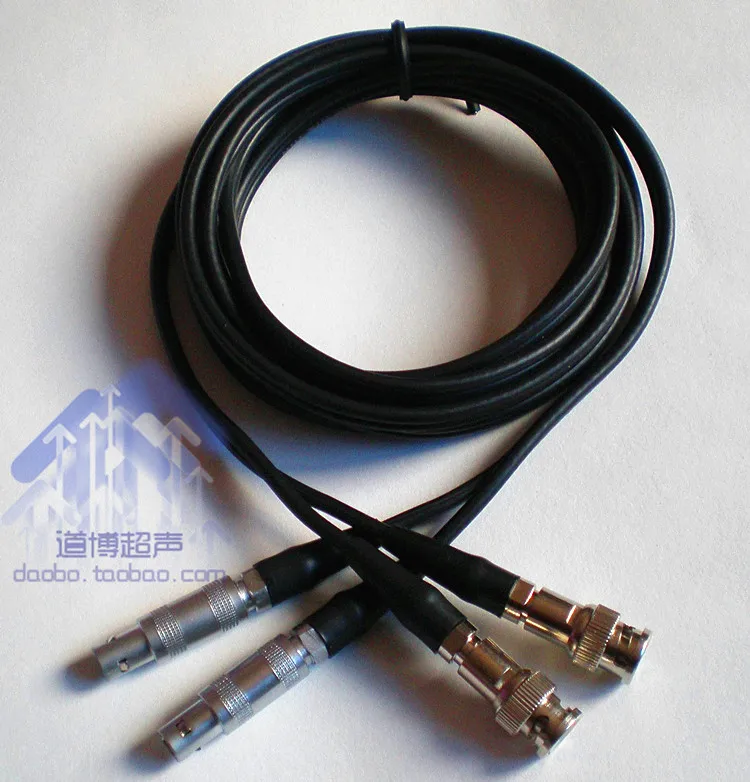 

Ultrasonic Dual Crystal Probe Line Q9Q9-C6C6 Ultrasonic Flaw Detector Transducer Connection Line Flaw Detection
