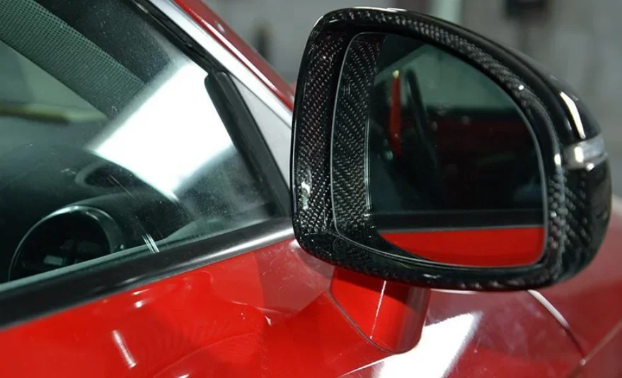 Сменная крышка бокового зеркала автомобиля из углеродного волокна для Audi R8 07-11 TT