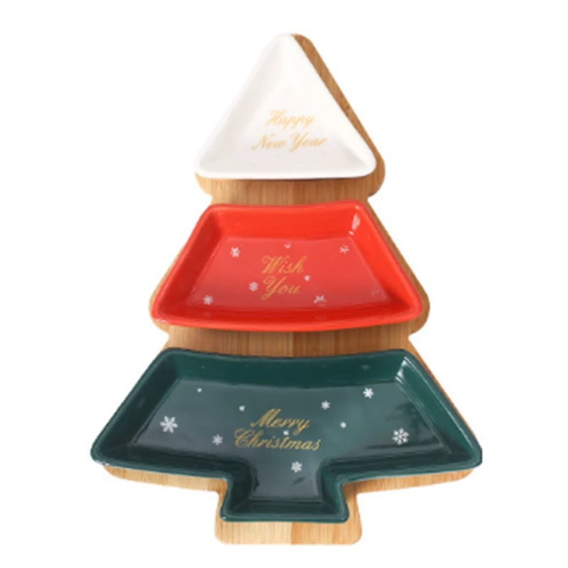 

1 Set Ceramic Sushi Plates Seasoning Dishes Ceramic Serving Dishes Plates Christmas Fruit Plate