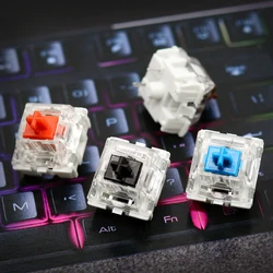 gaming pc keyboard Outemu Switch for Mechanical Gamer Keyboard RGB 3pin Linear Clicky Tactile Silent MX Switches Game Mechanical Keyboard standard computer keyboard