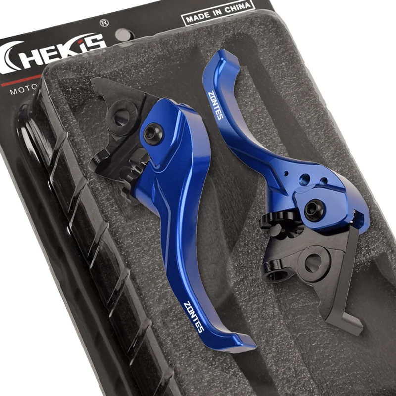 

Рычаг тормоза Chekis для мотоциклов Zontes 368G, 501G, 368K, 368E, 368D, 368M, модифицированный, с функцией экономии усилий, короткий, аксессуар для тормозной ручки.