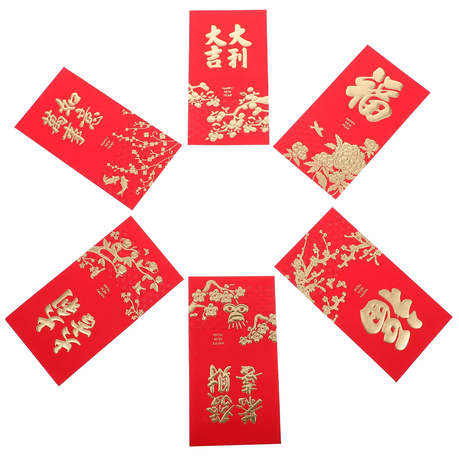 

Red Envelope Money Chinese Year Envelopes Newfestival Spring Birthday Hong Greeting Bao Hongbao Lunar Pocket Packet Lucky Luck