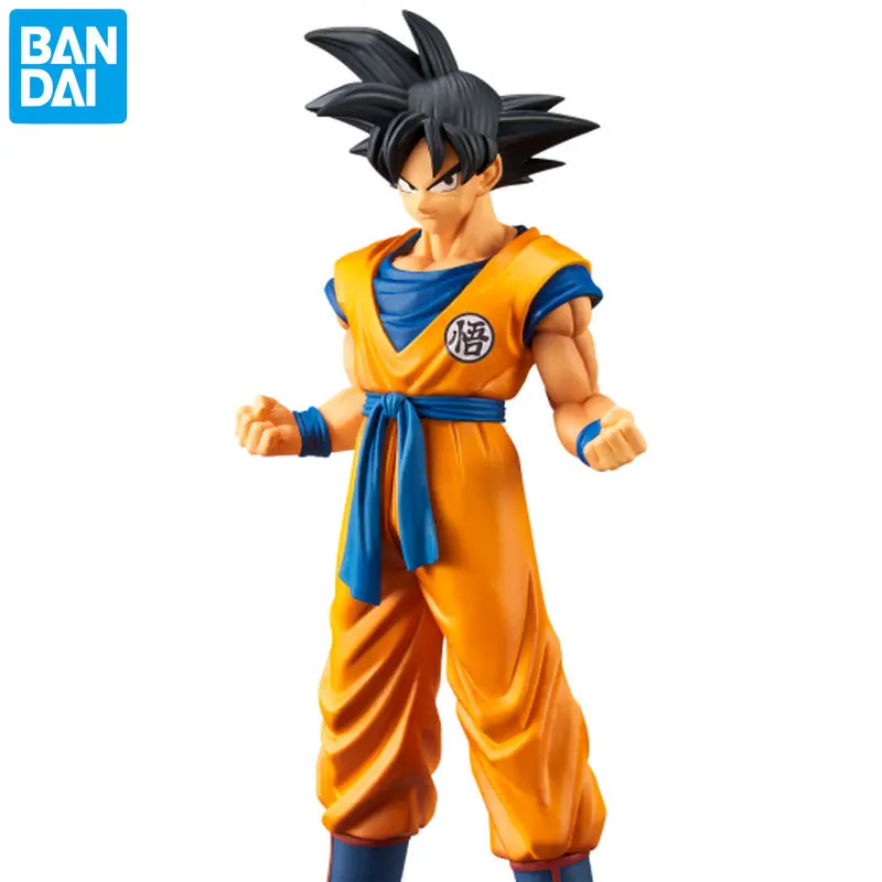 

Bandai Dragon Ball DXF Black Hair Son Goku Theater Edition Superhero Movie 18554 Original Anime Figure Model Gifts for Kids