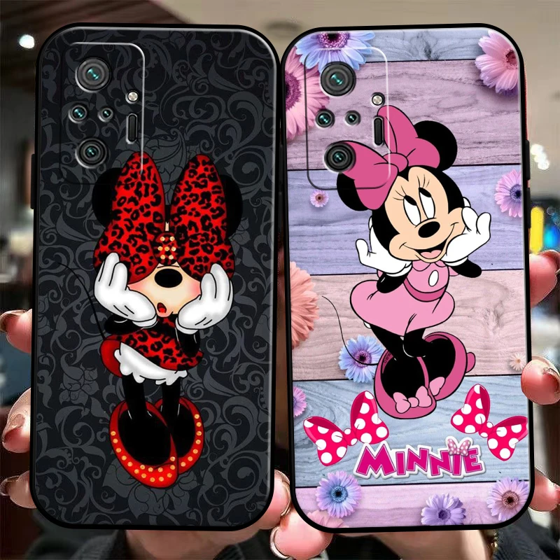 

Disney Mickey Mouse Phone Case For Xiaomi Redmi 9 10 9i 9AT 9T 9A 9C Note 9 9T 9S 10 Pro 10S 5G Soft Liquid Silicon