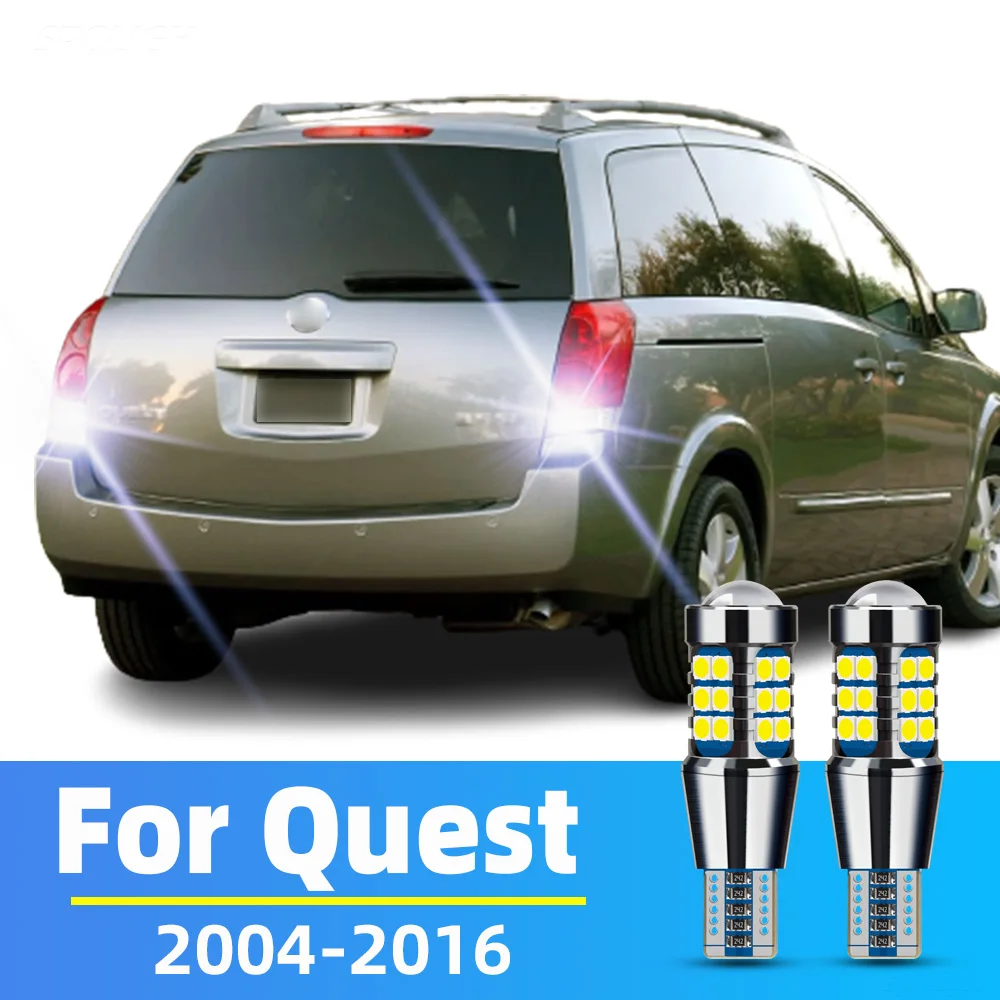 

2pcs LED Reverse Light For Nissan Quest Accessories 2004-2017 2008 2009 2010 2011 2012 2013 2014 2015 2016 Backup Back Up Lamp