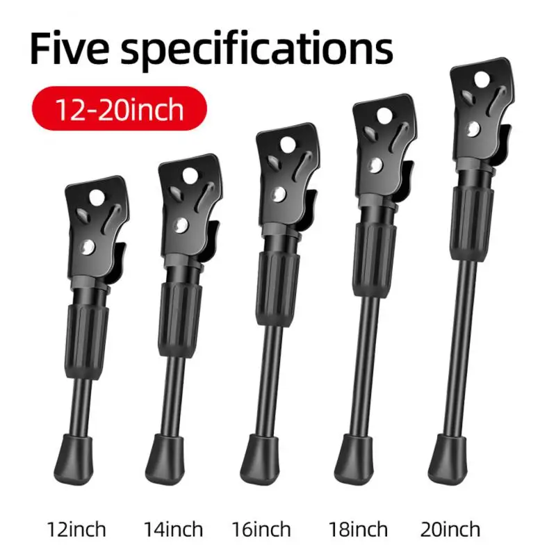 

High Quality Road Bike Rear Side Stand Aluminium Sturdy Mountain Bike Double Hole Foot Brace Durable Bicycle Foot Support