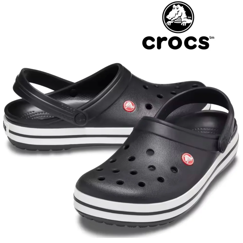 Crocs унисекс-сабо для взрослых пляжная обувь с крокодиловой лентой мужские