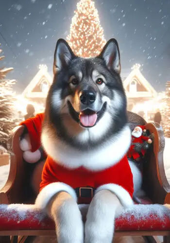 Рождественский флаг норвежской лошади