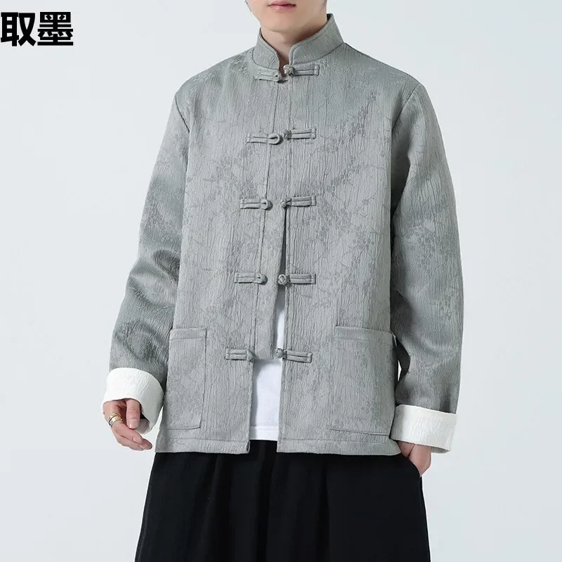 Весна-лето мужская одежда в китайском стиле жаккардовый жилет винтажный новый
