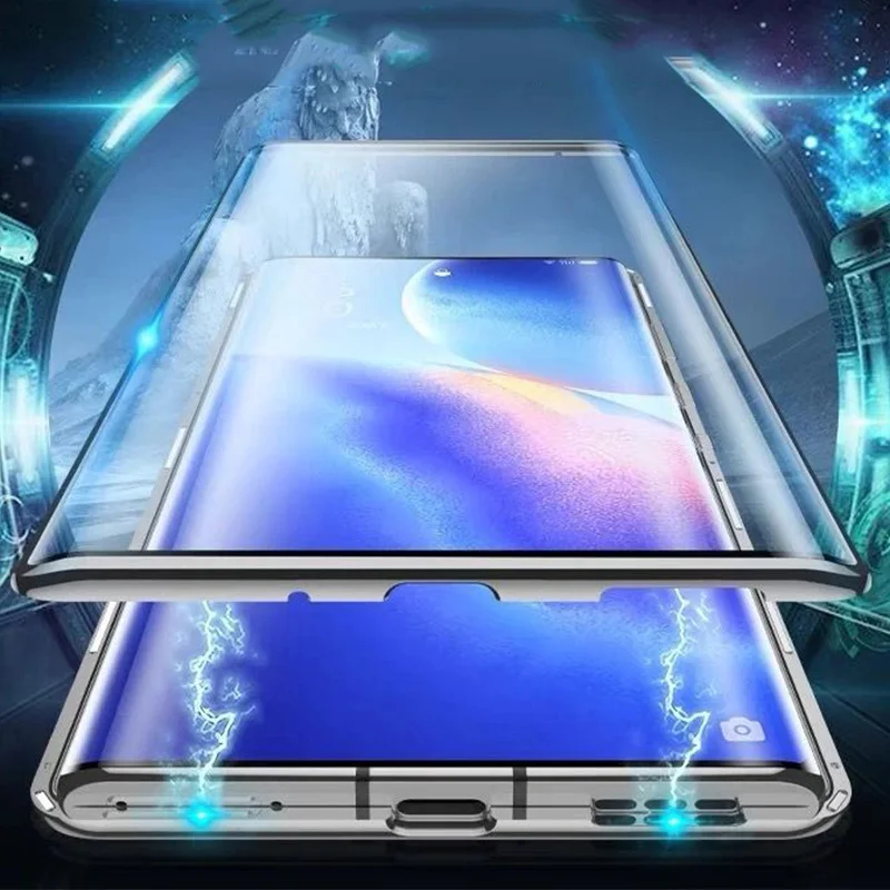 Najtaniej Magnetyczne Etui Na Telefon Do Obiektywu Oppo Reno 8 Pro Plus All-inclusive Etui Na Oppo Reno8 8pro Dwustronne Szkło Ochronne