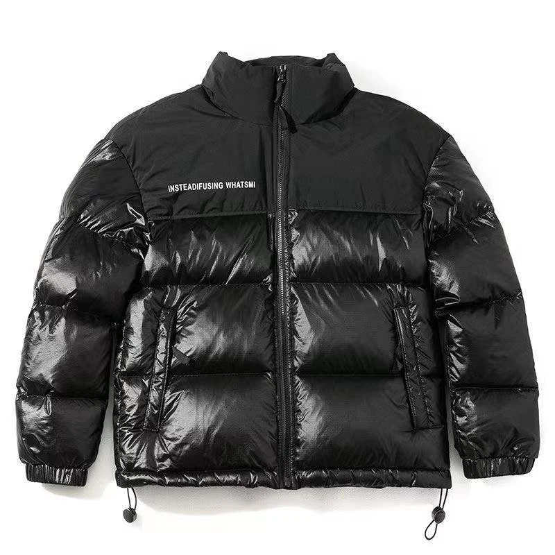 Down Jacket Men Stand Collar Color Matching Trendy Fashion Down Jacket Men's Short Jacket Men