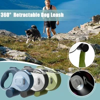 new retractable free strong dog leash with light duty poop dog walking heavy dispenser leash long durable with bag n x8q3