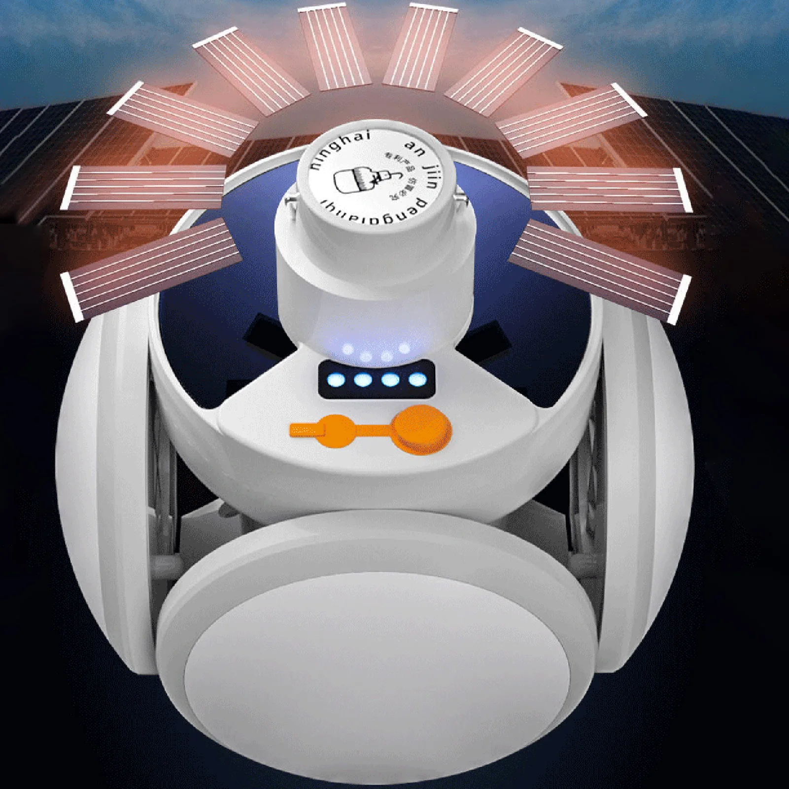 

LED Solar Lamps Emergency USB Foldable Led Bulb Cable Rechargeable Light Outdoor Waterproof For Gardening Decoration Camping