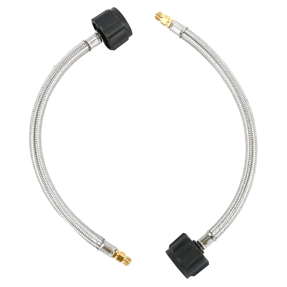 1 Pair RV Propane Hose Durable Camper Gas Line Replacement Propane Hose