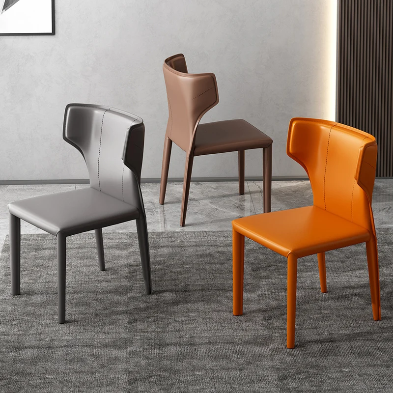 

Modern Beautifu Dining Chairs Kitchen Metal Dinner Living Room Dinning Chair Nordic Bedroom Office Sillas Comedor Accessories