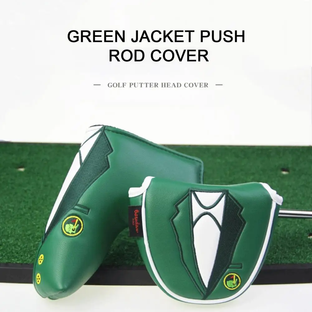 

Golf Putter Cover Scratch-resistant Fine Workmanship Dirt-resistant Moisture Proof Magnetic Dustproof Tear Resistant Magnetic Ma