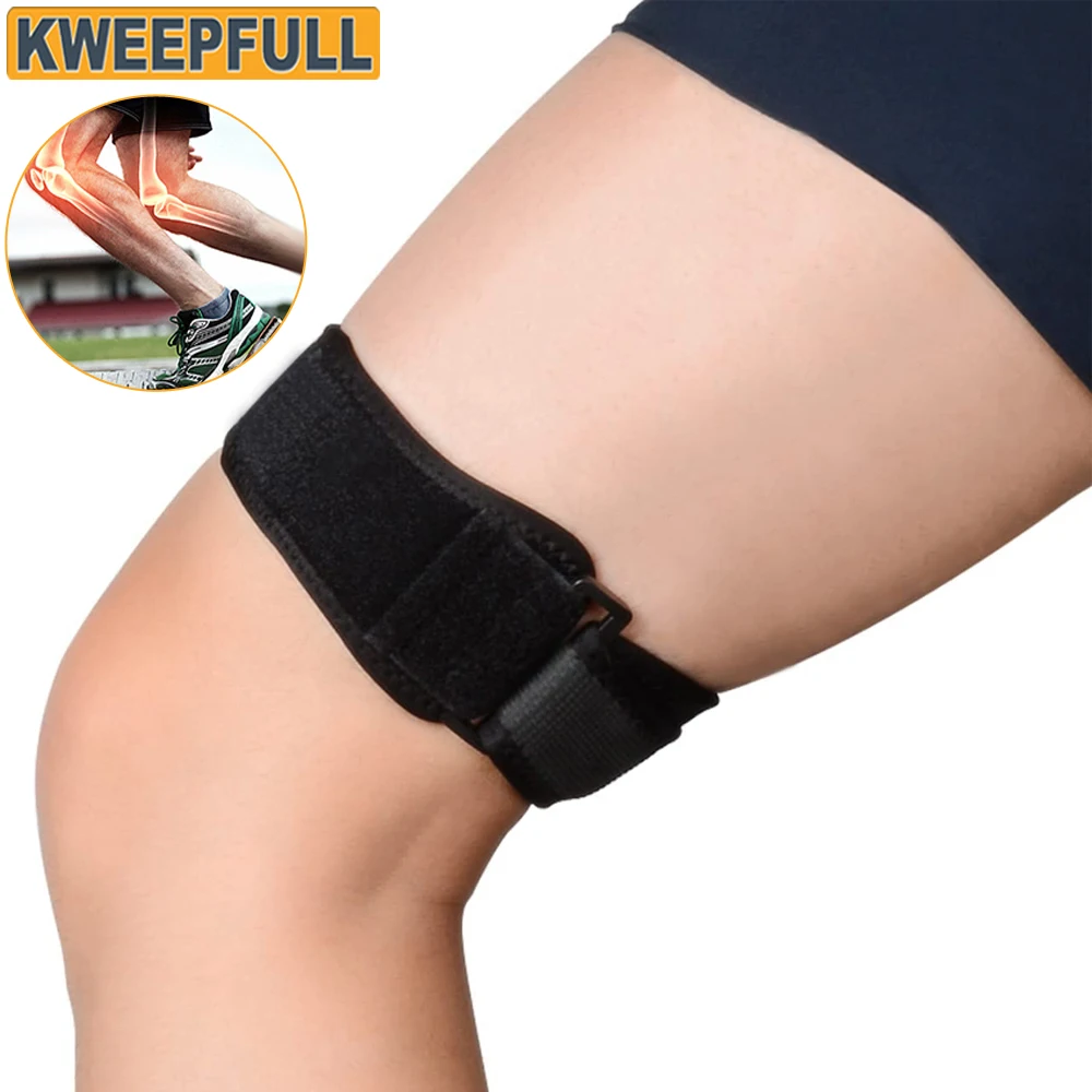 

1Pcs IT Band Strap, Adjustable Iliotibial Band, Thigh Hip & ITB Syndrome Support, Compression Stabilizer for Patellar Tendonitis