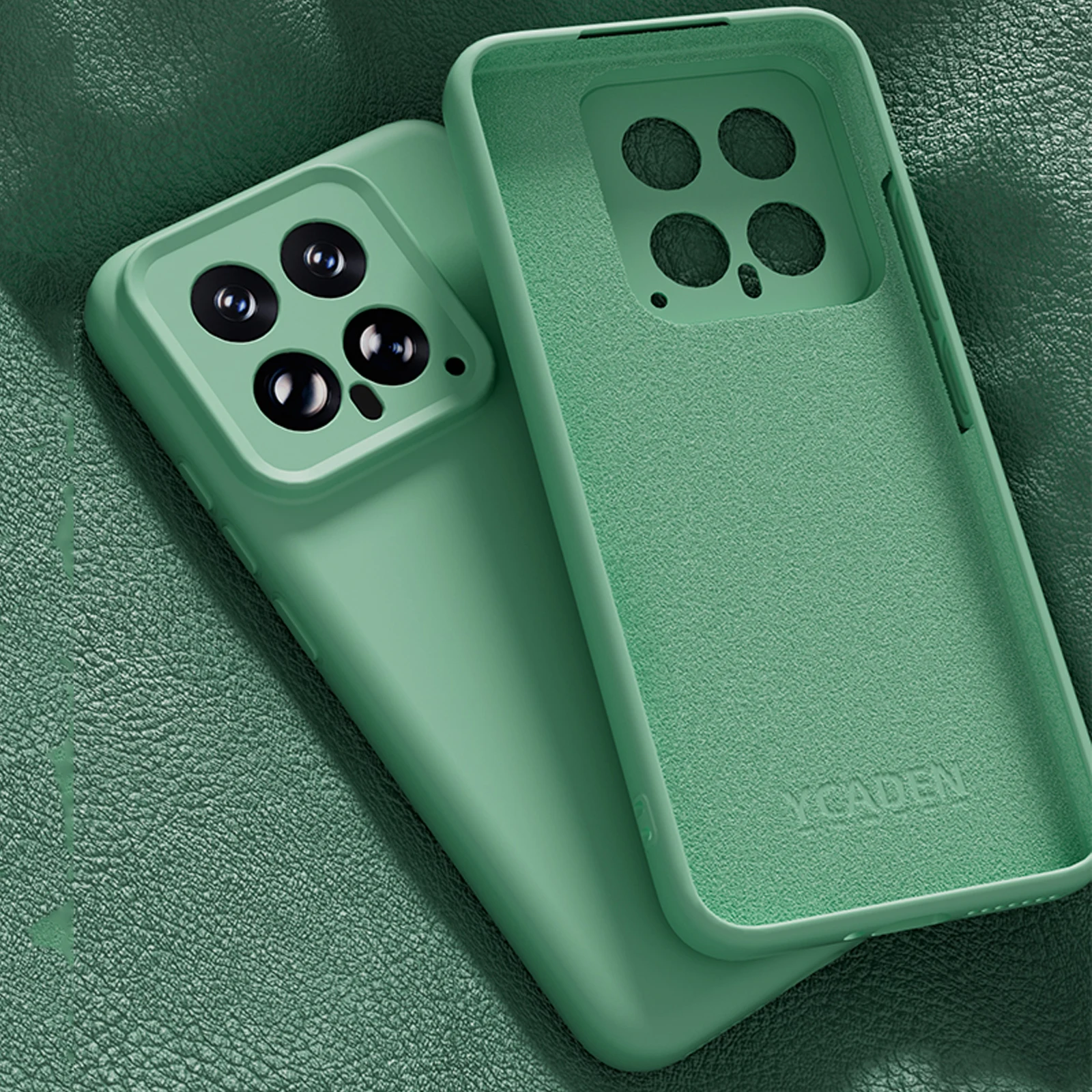 Мягкий жидкий силиконовый чехол для телефона Xiaomi 14 Pro Mi13 Mi Ultra 13 тонкий гладкий