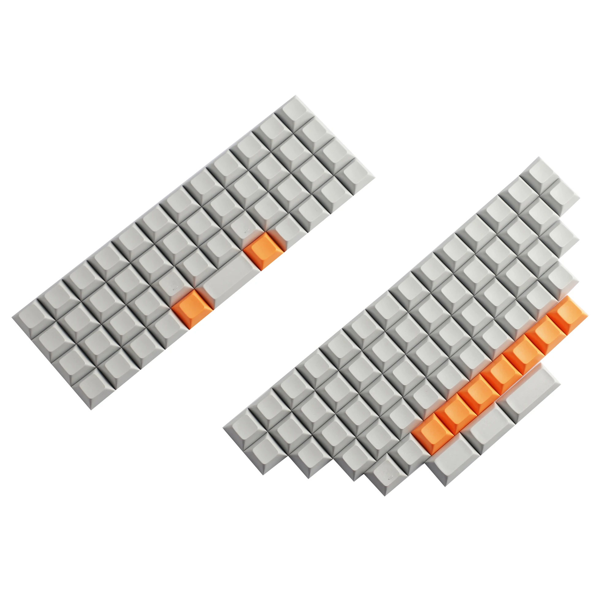 Фото XDA V2 DSA Пустые цветные колпачки для клавиш из ПБТ для оригинальной раскладки клавиатуры MX XD75 ID75 Split 36 Corne Split 46 Planck Preonic Niu40 №2