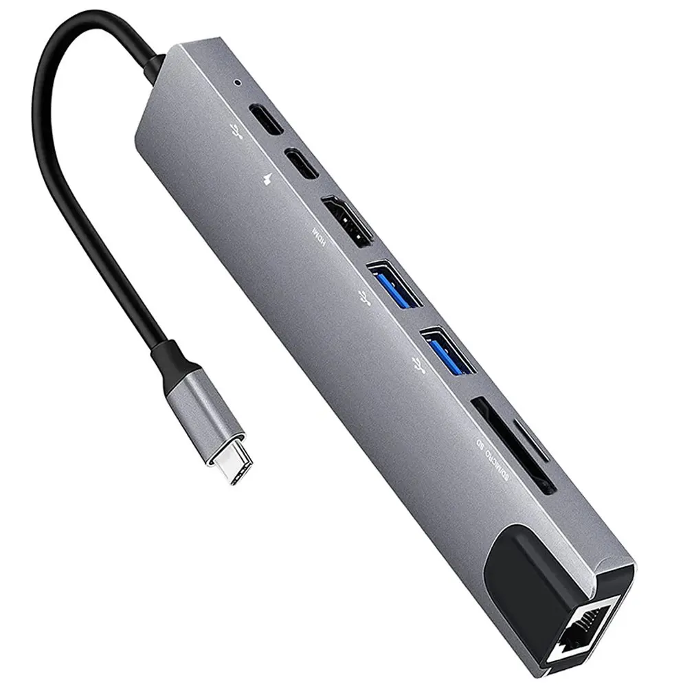 

3/4/5/6/7 в 1, адаптер USB 3,0 типа C, HDMI, RJ45